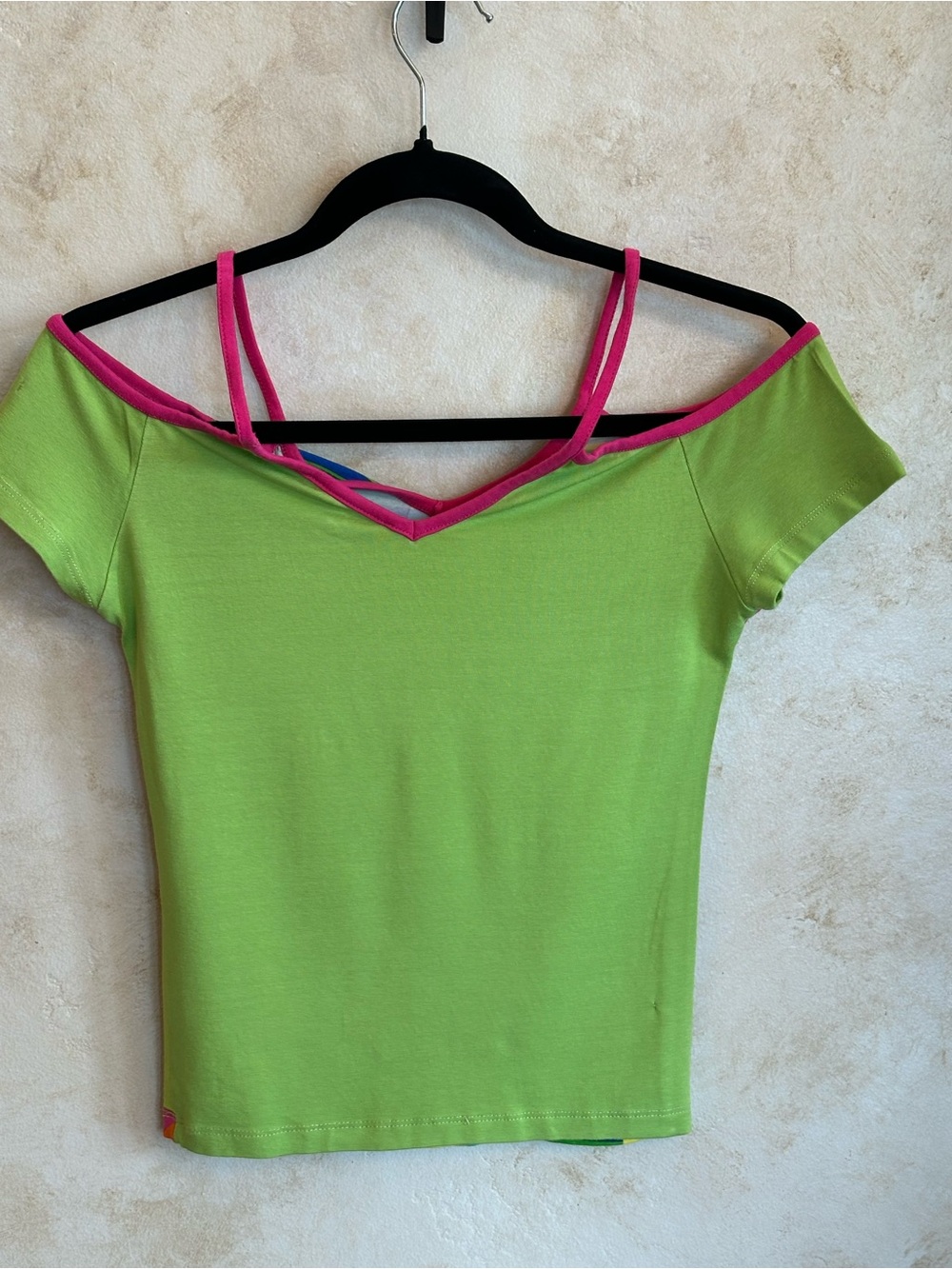 Vintage Roberto Cavalli Y2k Top M Colorful Abstract P… - Gem